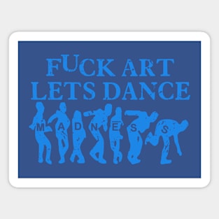 Madness - Lets Dance 80s Vintage Retro Collector Blue Magnet